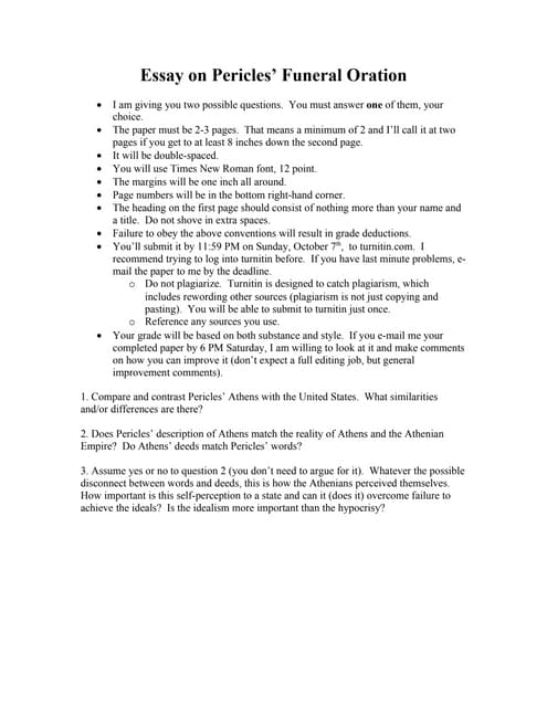 pericles legacy Perciles essay